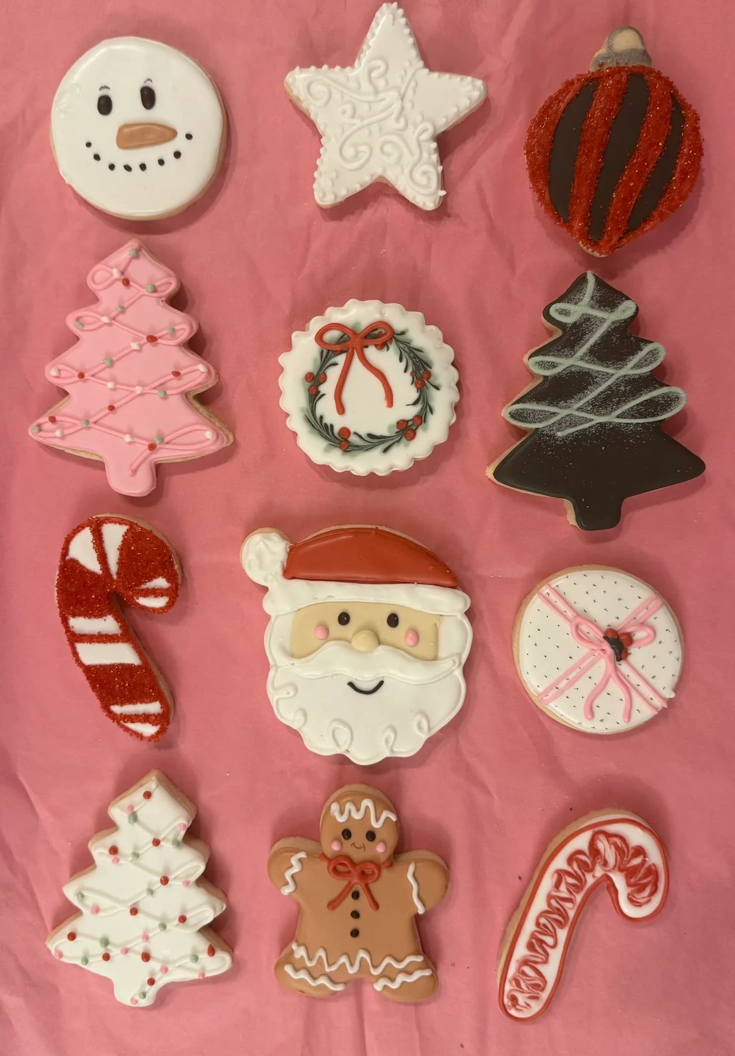 Santa, snowmen & gingerbread friends